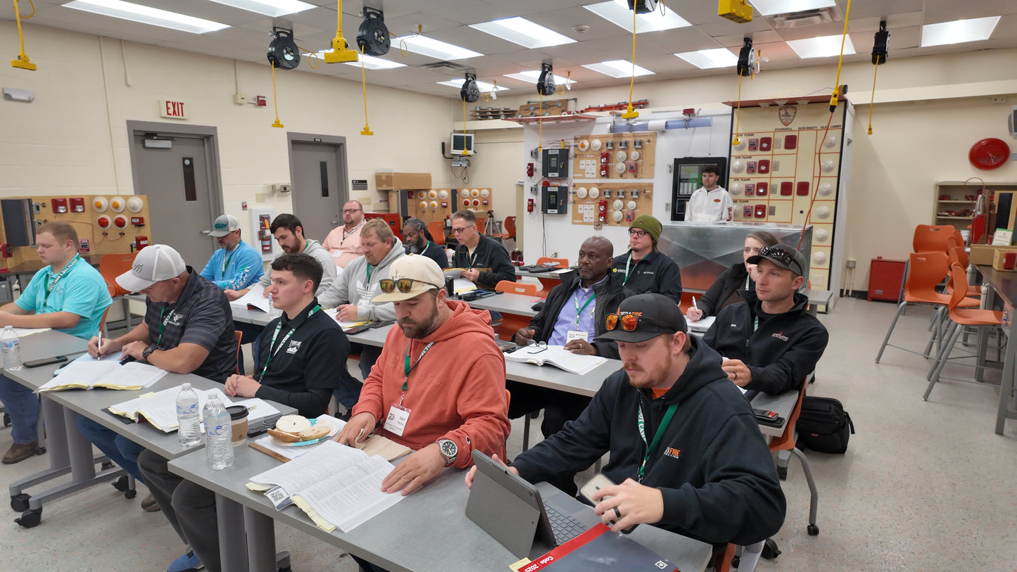 Basic Fire Alarm Class - May 5 - 8, 2026